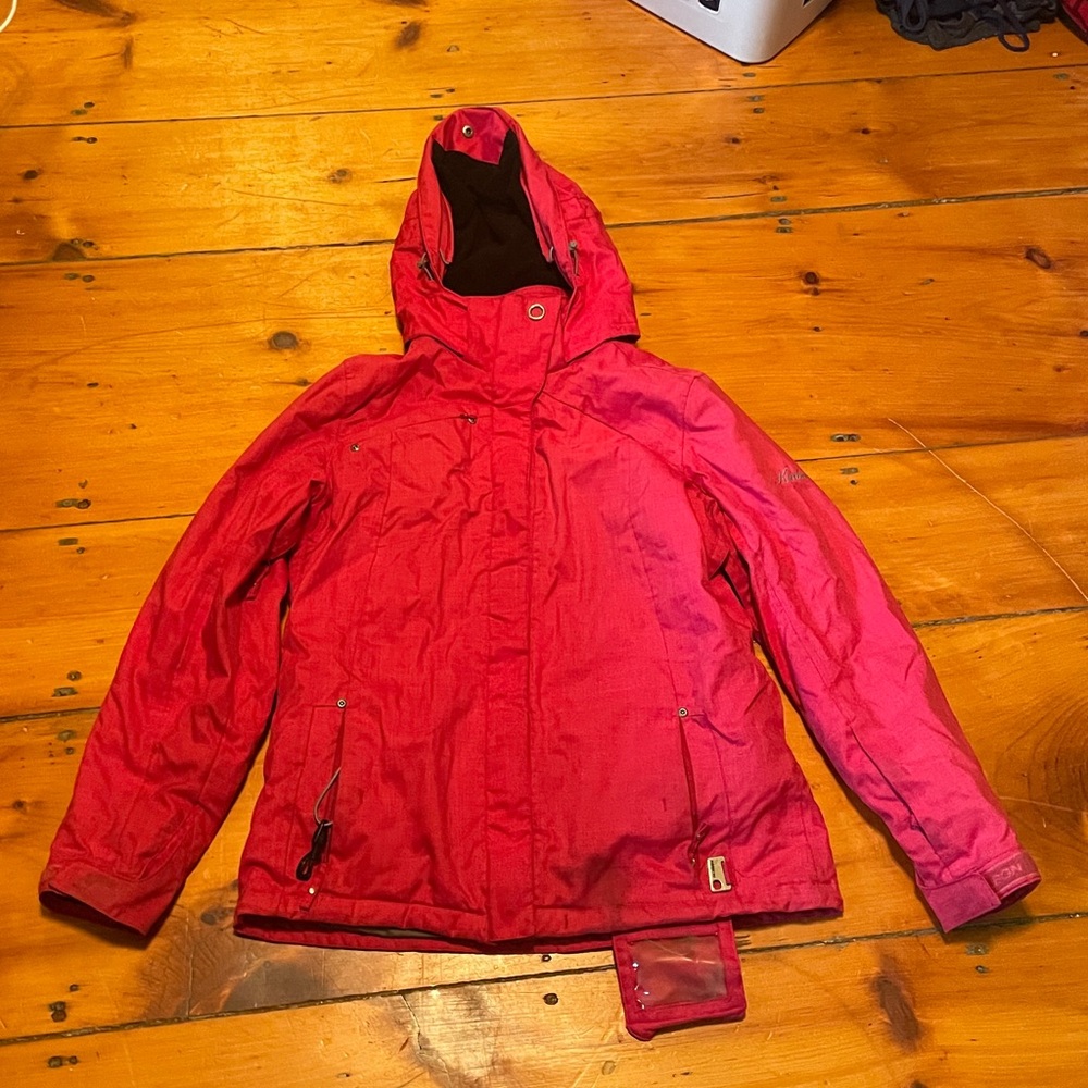 Red Hooded Jacket